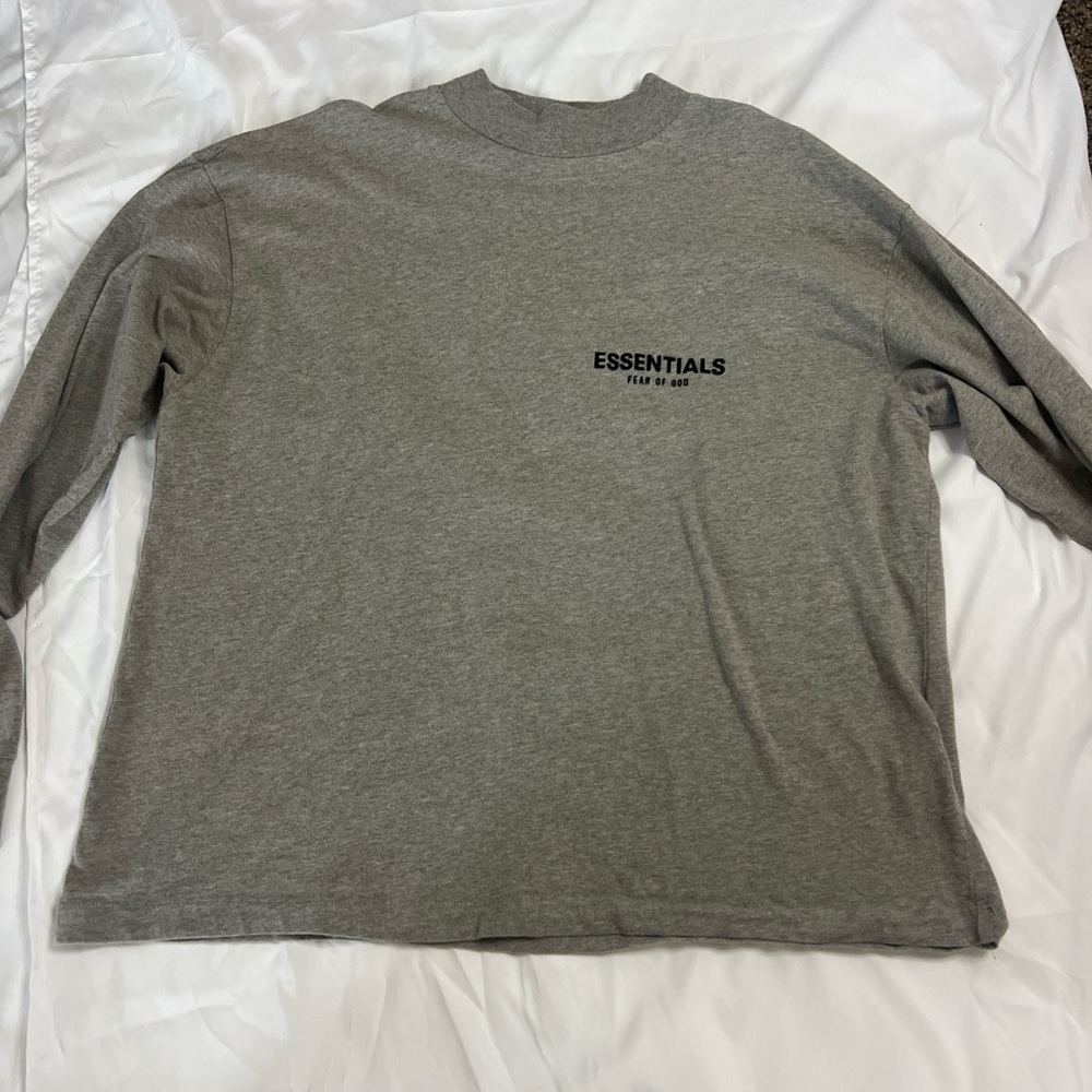 Essentials Heather Gray Crewneck Top